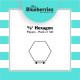 Paper pieces - 5/8" Hexagon Paper pieces - 5/8" Hexagon